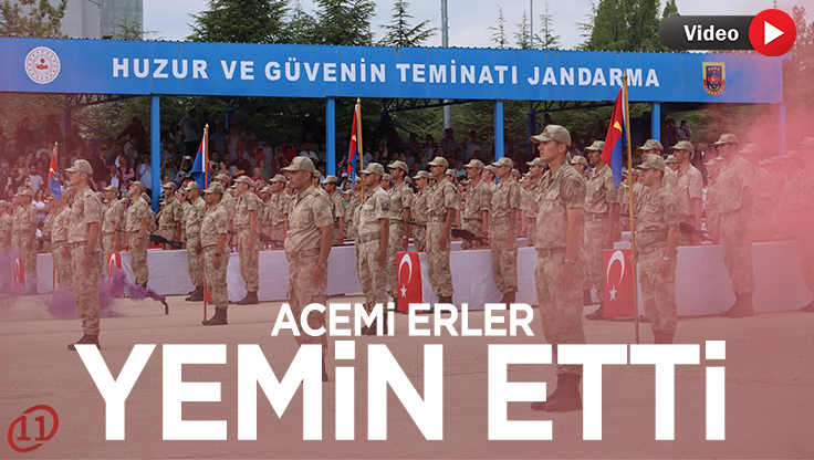 Bilecik Jandarma Eğitim Alay Komutanlığı’nda yemin töreni düzenlendi
