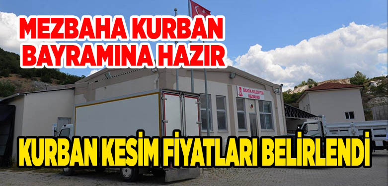 KURBAN KESİM FİYATLARI BELİRLENDİ