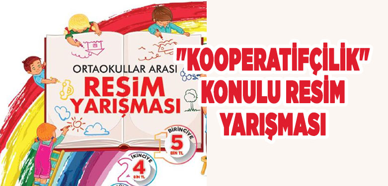 Kooperatifçilik konulu resim yarışması