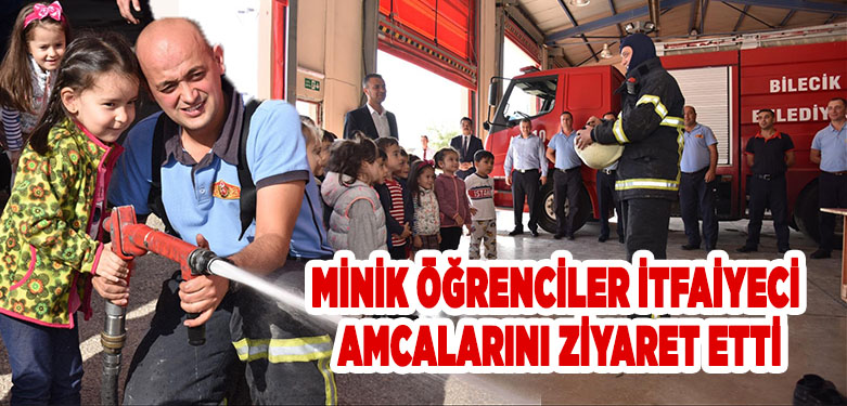 Minik Öğrenciler İtfaiyeci Amcalarını Ziyaret Etti