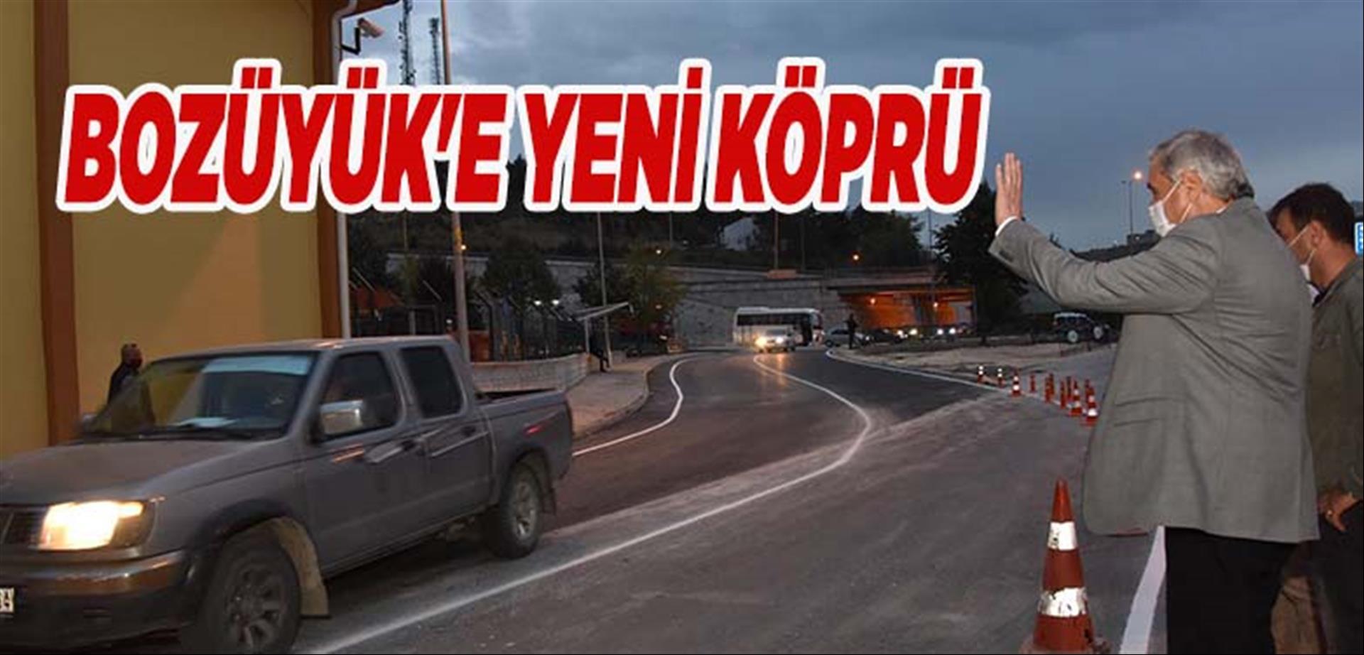Bozüyük Belediyesi tarafından Saraycık Köprüsü yanına yapılan yeni karayolu bağlantı köprüsü ile kavşaktaki trafik keşmekeşi sona erdi.
