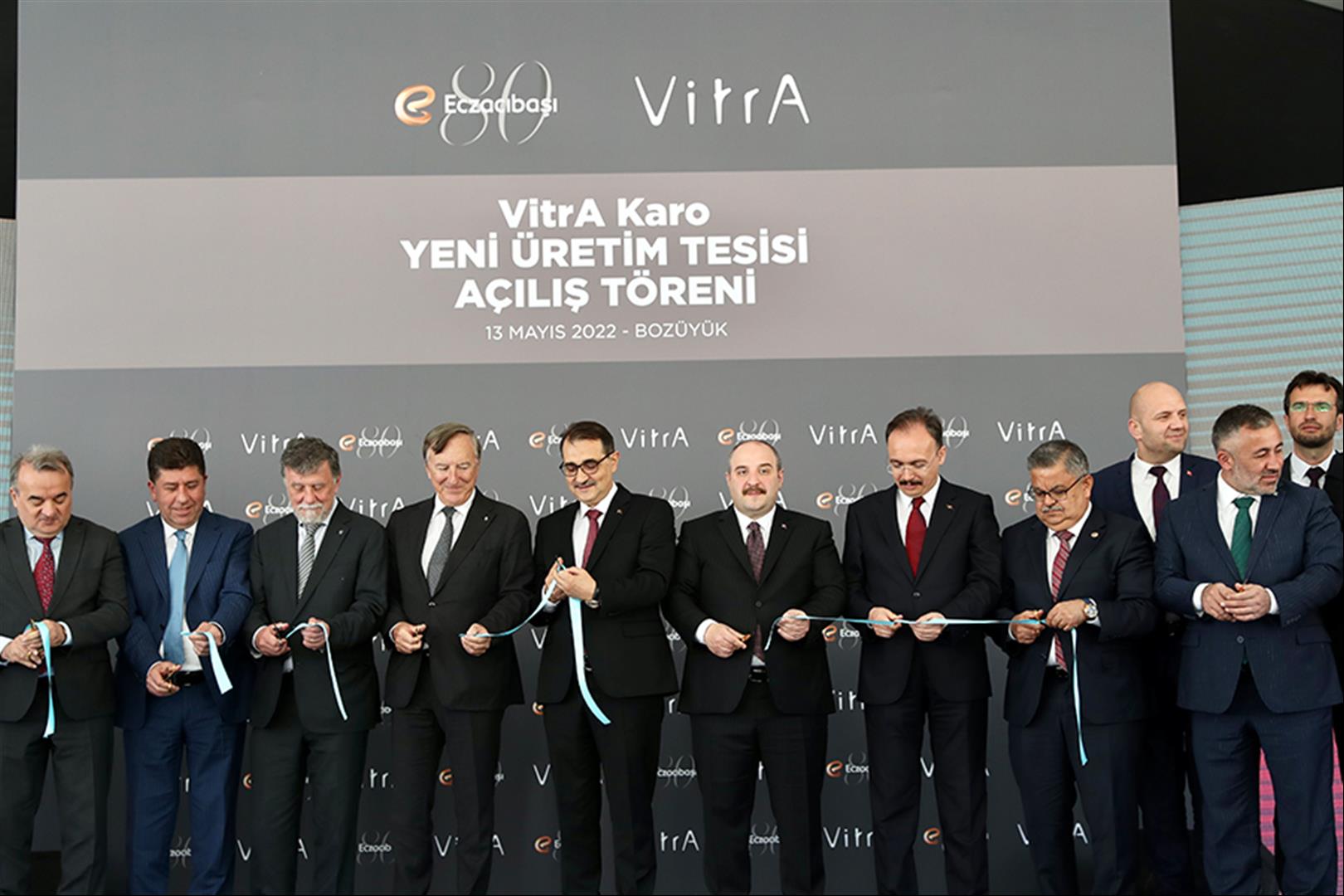 BAKANLAR VARANK VE DÖNMEZ, BİLECİK’TE VİTRA KARO TESİSİNİN AÇILIŞINA KATILDI99