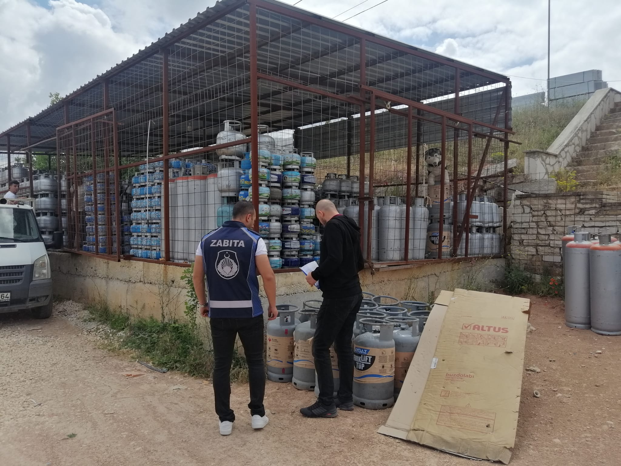ZABITADAN GÜBRE VE TÜP SATIŞI YAPAN ESNAFA DENETİM (3)