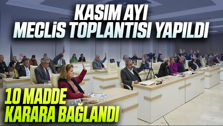 10 MADDE KARARA BAĞLANDI