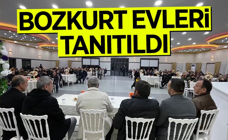 BOZKURT EVLERİ TANITILDI