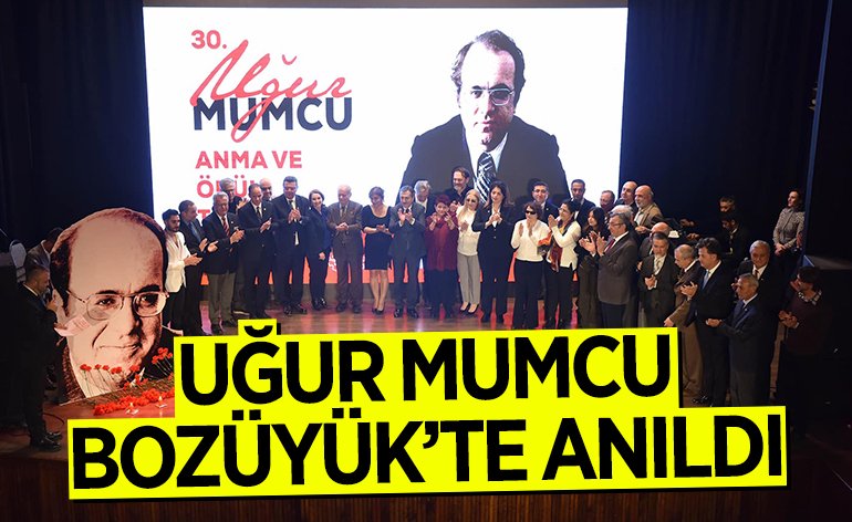 UĞUR MUMCU BOZÜYÜK'TE ANILDI