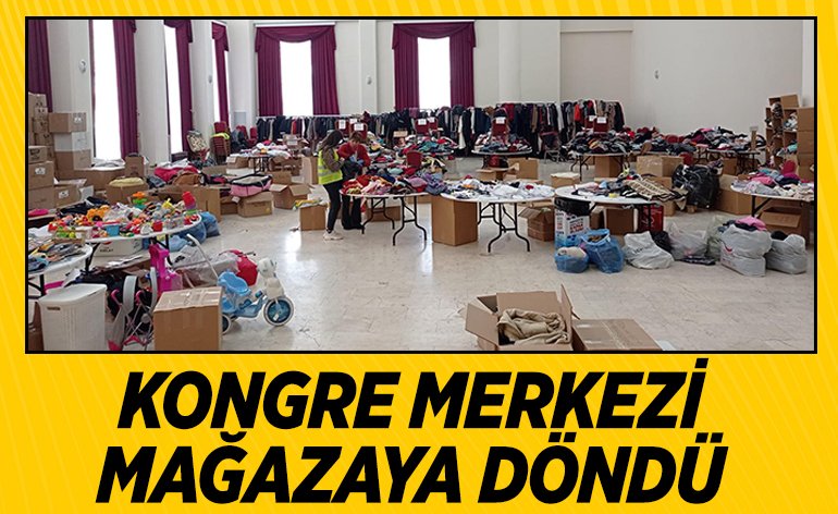 KONGRE MERKEZİ MAĞAZAYA DÖNDÜ