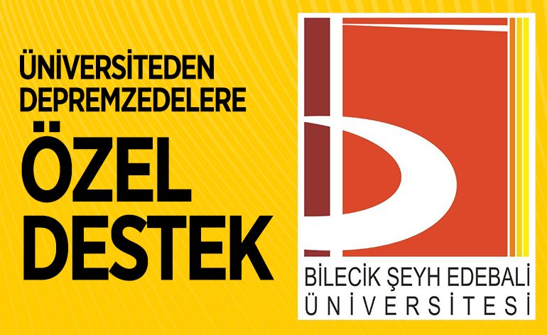 ÜNİVERSİTEDEN DEPREMZEDELERE ÖZEL DESTEK