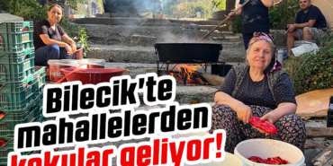Bilecik'te mahallelerden kokular geliyor