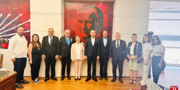AYKUT BAŞKAN ÖZGÜR ÖZEL İLE BİRARAYA GELDİ