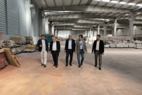 Başkan Ergün'den fabrika ziyareti