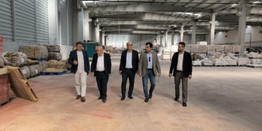 Başkan Ergün'den fabrika ziyareti