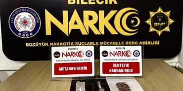 Bozüyük'te 2 uyuşturucu şüphelisi yakalandı