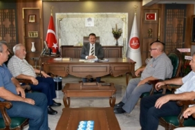 Muhtarlardan 'hayırlı olsun' ziyareti