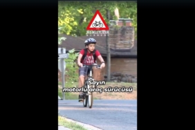 Trafikteki bisikletli öğrencilere dikkat!