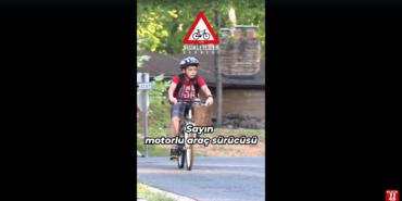 Trafikteki bisikletli öğrencilere dikkat!