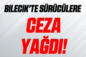 Bilecik'te dronla trafik denetiminde 236 araç sürücüsüne işlem yapıldı