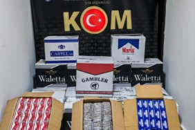 Bozüyük'te gümrük kaçağı 227 bin 460 adet makaron ele geçirildi