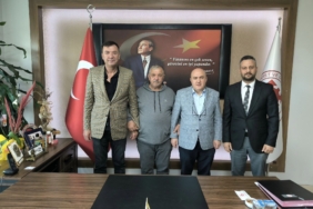 Eski muhtardan Başkan Ergün'e ziyaret