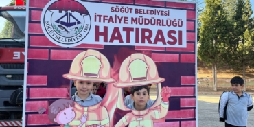 İlköğretim öğrencileri yangın söndürmeyi öğrendi