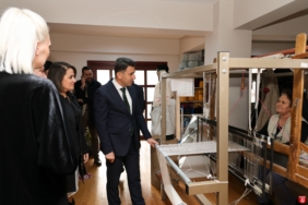 Bilecik Valisi Aygöl, kadın kooperatifini ziyaret etti