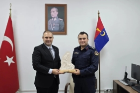 AYKUT BAŞKANDAN ŞAHİN KOMUTANA ZİYARET