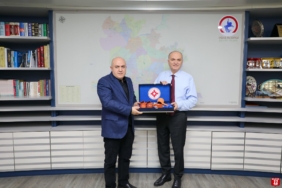Başkan Ergün'den Başkan Özlü'ye ziyaret