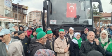 Dualarla Kutsal Topraklara uğurlandılar