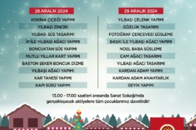 HAYDİ ÇOCUKLAR! YILBAŞI ATÖLYELERİ SİZİ BEKLİYOR