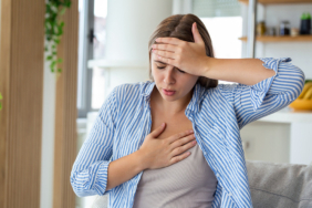 breathing-respiratory-problem-asthma-attack-pressure-chest-pain-sun-stroke-dizziness-concept-portrait-woman-received-heatstroke-hot-summer-weather-touching-her-forehead