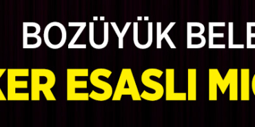 bozuyuk belediyesi mıcır alacak