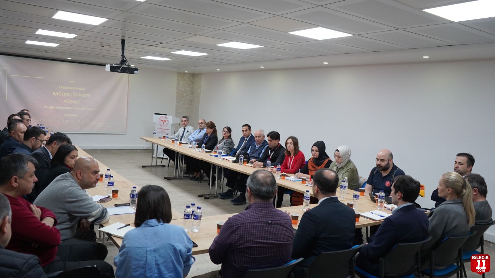 Bilecik'te "2025 Sağlıklı Türkiye Yüzyılı İl Sağlık Müdürlüğü Yönetici Toplantısı" yapıldı