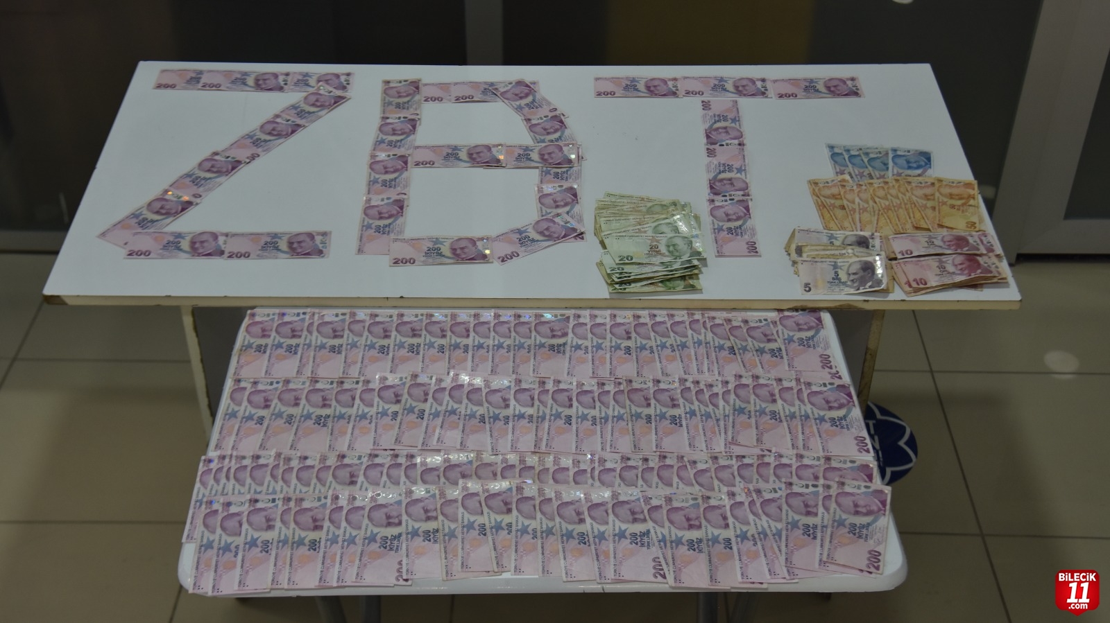 BİLECİK'TE DİLENCİNİN ÜZERİNDEN 35 BİN TL ÇIKTI