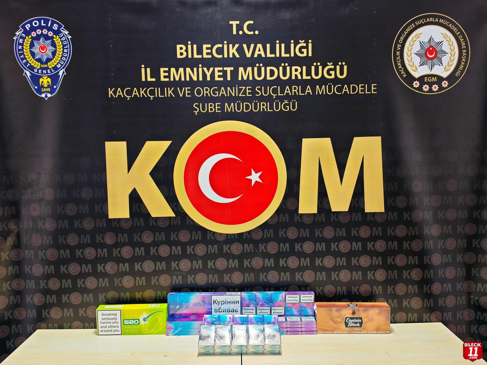 Bilecik'te ele geçirildi