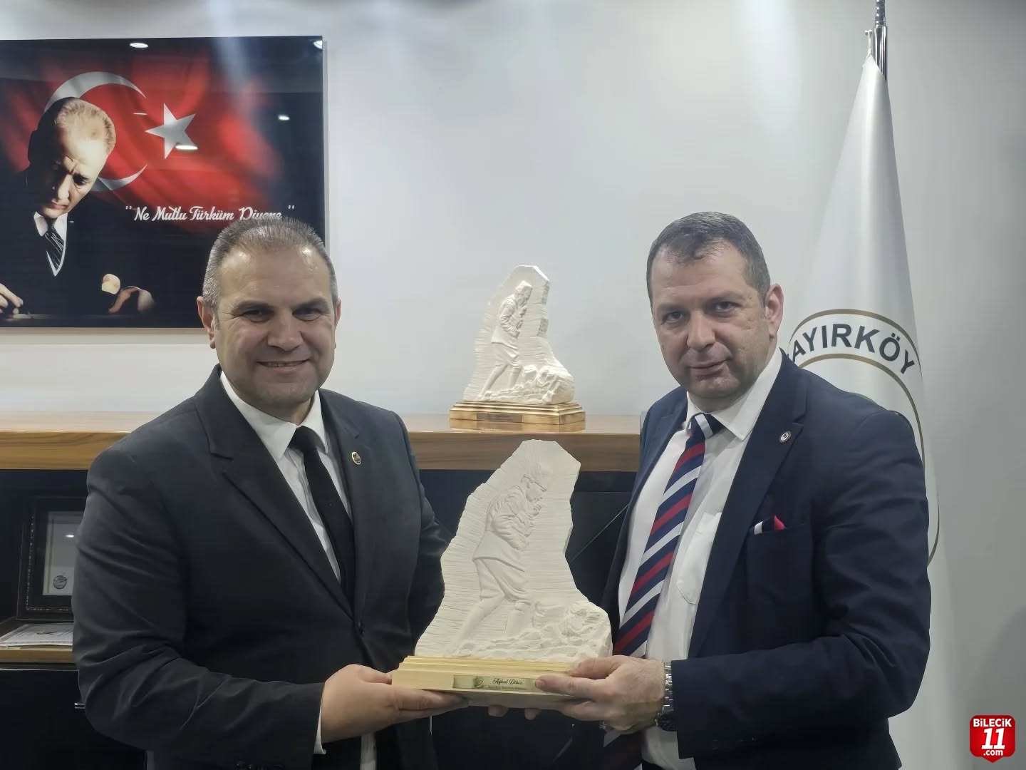 ÖZGÜÇ MÜDÜRDEN BAŞKAN DİLSİZ'E ZİYARET