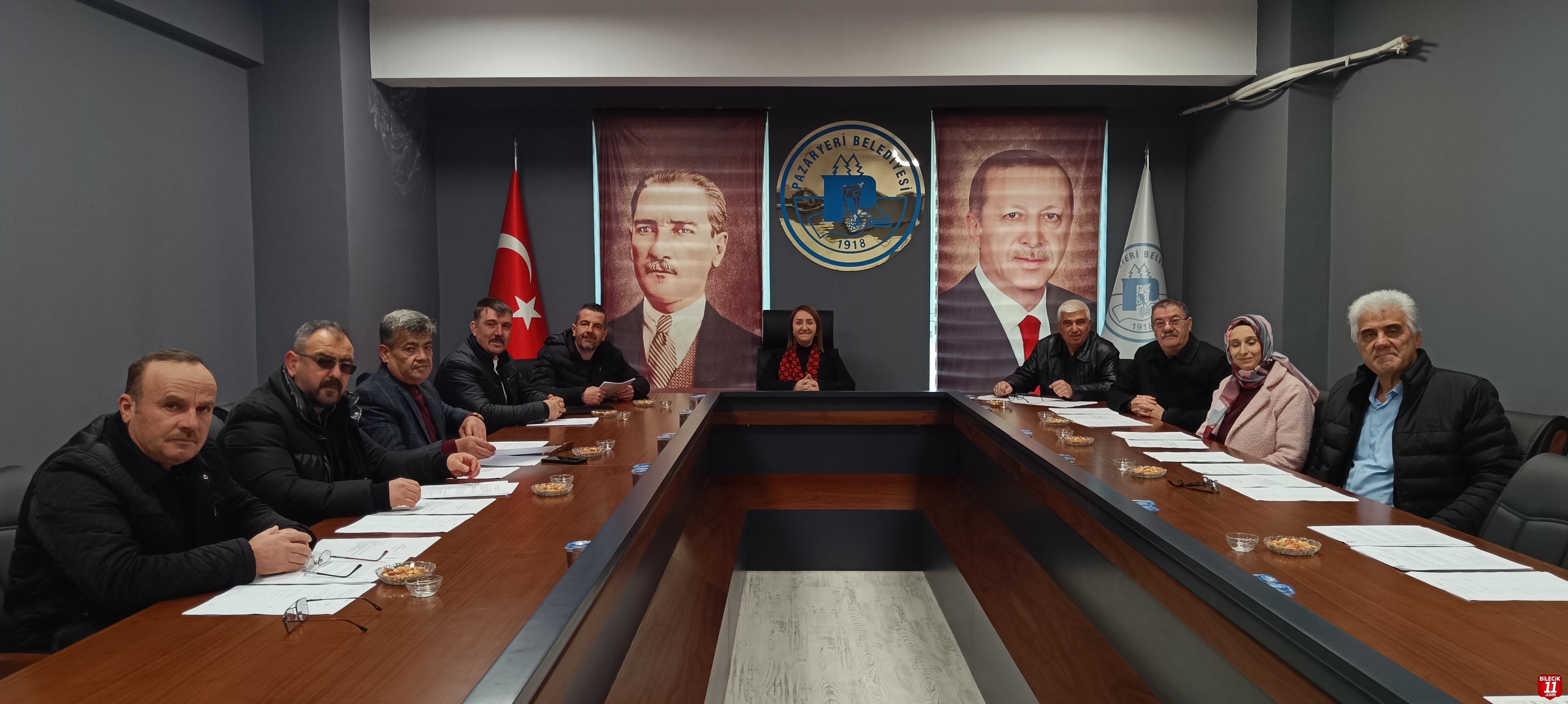Pazaryeri Belediyesi Olağan Meclis Toplantısı yapıldı