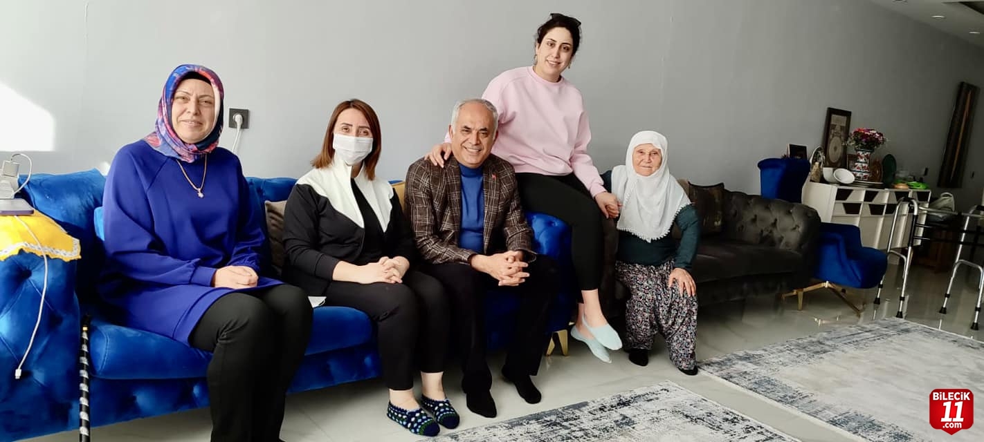 YAMAN BAŞKAN'DAN TEKİN BAŞKAN'A GEÇMİŞ OLSUN ZİYARETİ