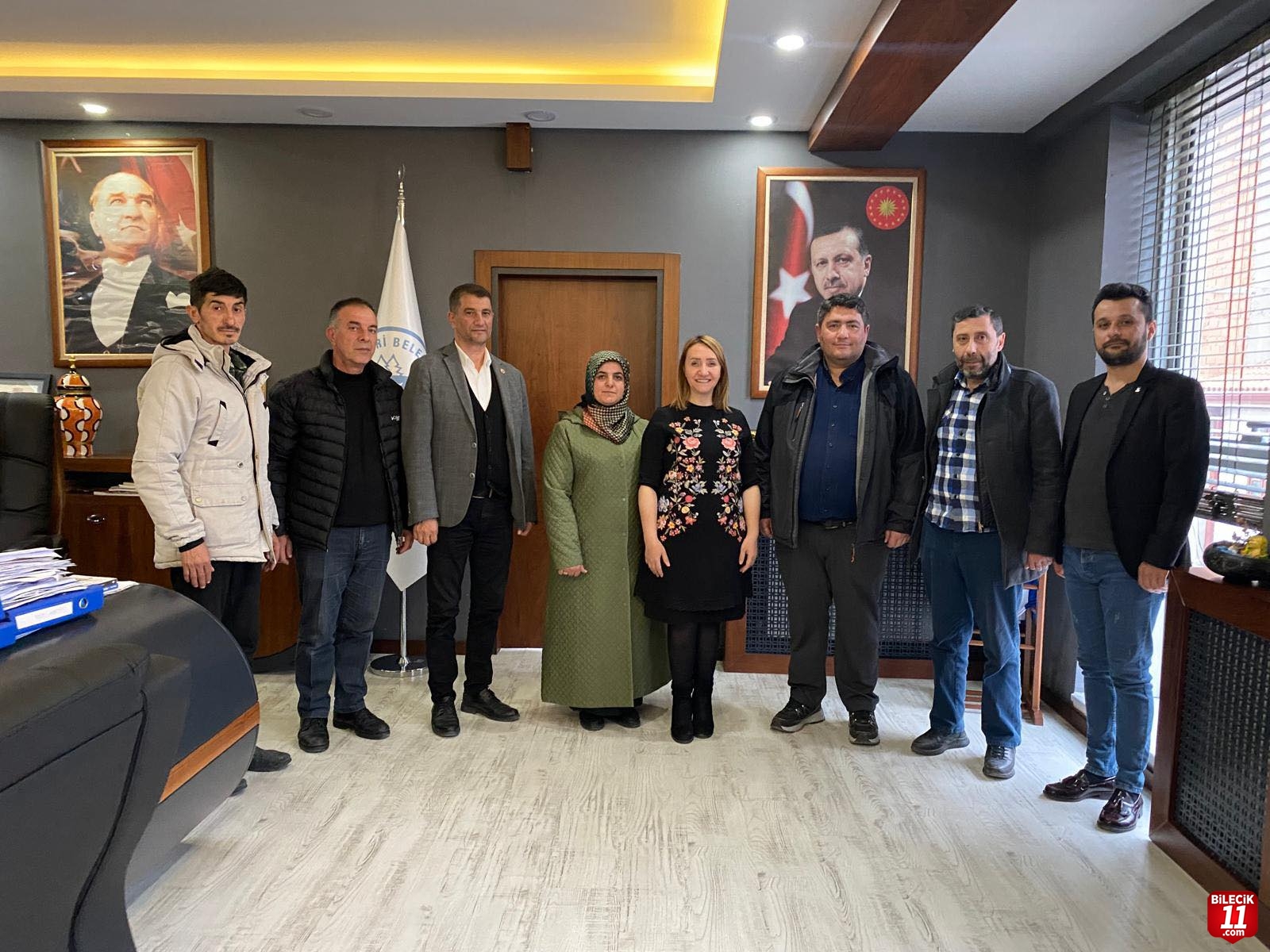 AK PARTİ SÖĞÜT TEŞKİLATINDAN BAŞKAN TEKİN'E ZİYARET