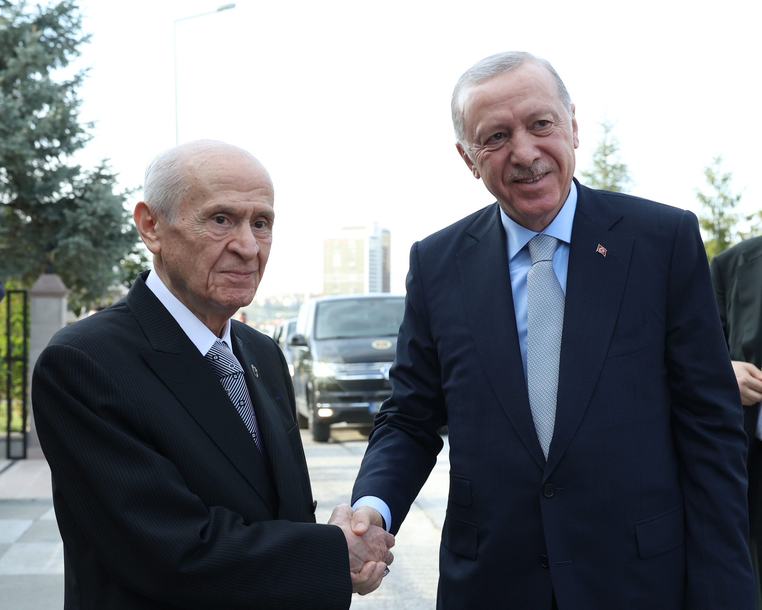 Cumhurbaşkanı Erdoğan, Bahçeli ile görüştü
