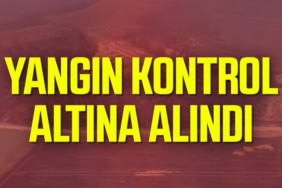 Yangın kontrol altına alındı