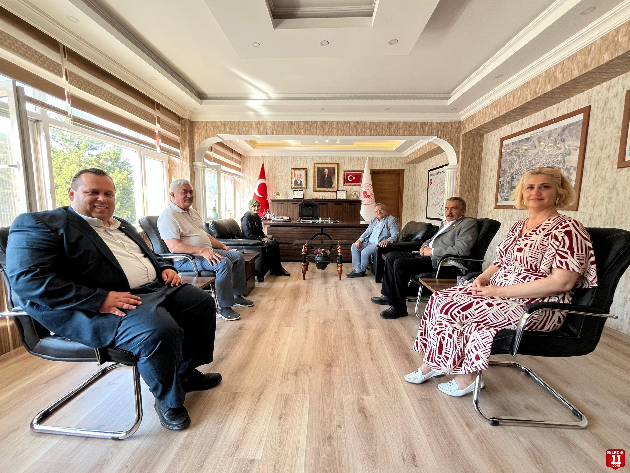 YAĞCI'DAN KAYMAKAM KILIÇ'A ZİYARET