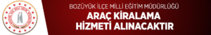 ARAÇ KİRALAMA HİZMETİ ALINACAKTIR