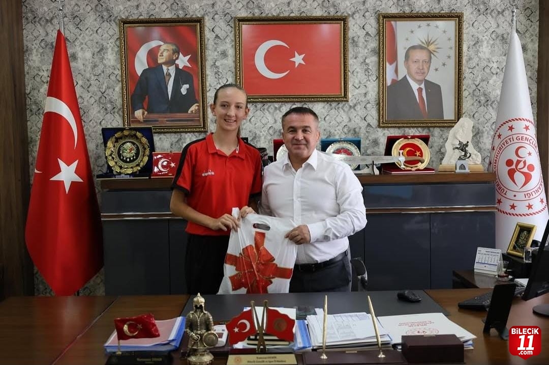 Dereceye Giren Sporcular, Demir'i Ziyaret Etti