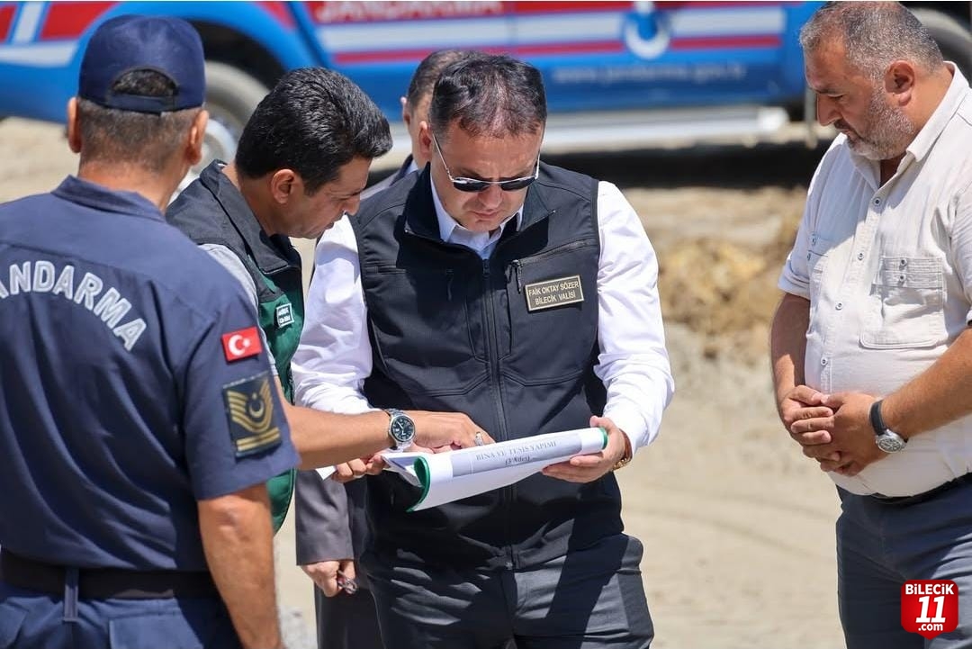 Vali Sözer Taşkın Kontrol Tesislerinde İncelemelerde Bulundu.