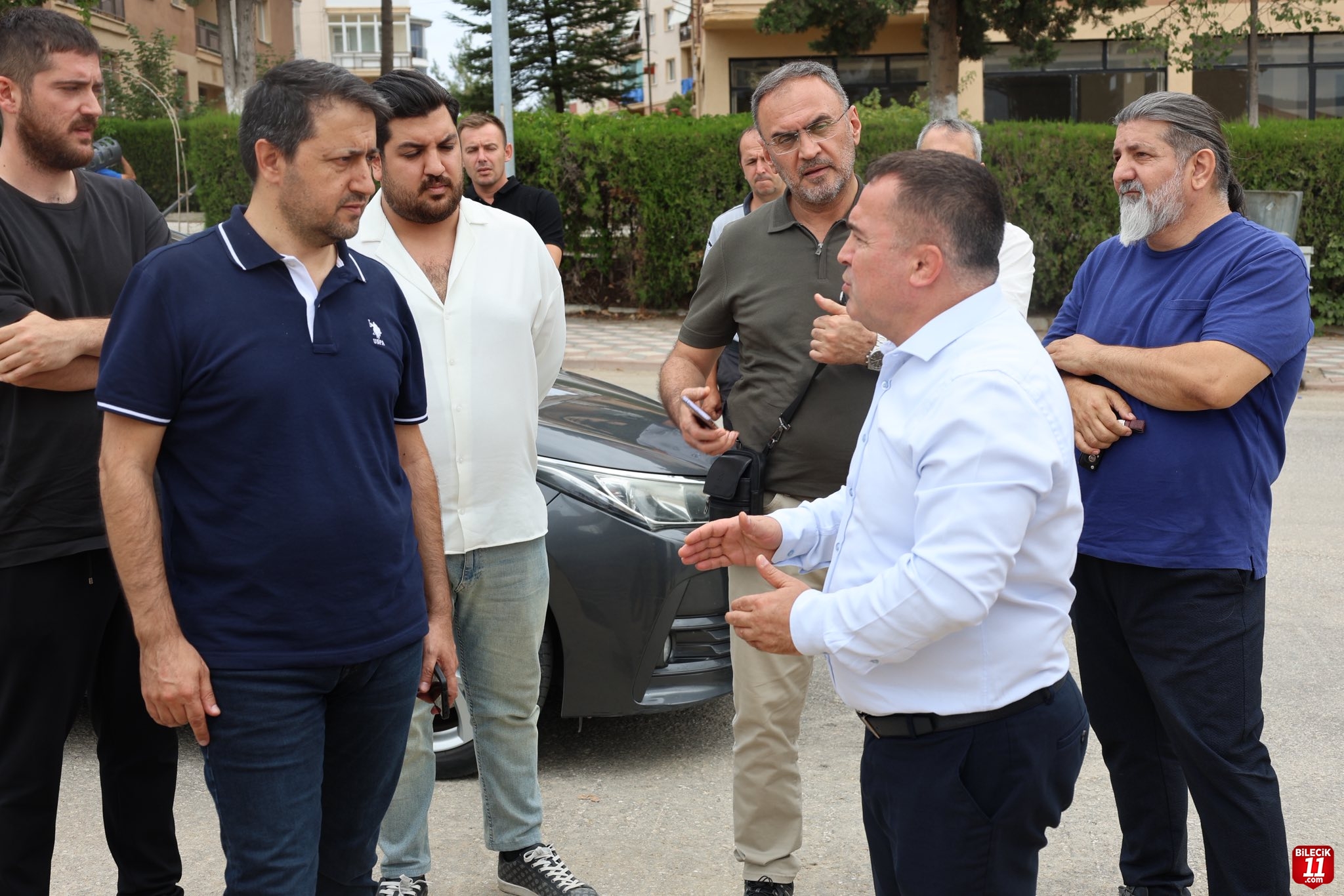 Daire Başkanı Kablan, Stadyum İnşaatında İncelemelerde Bulundu