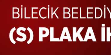 (S) PLAKA İHALE İLANI