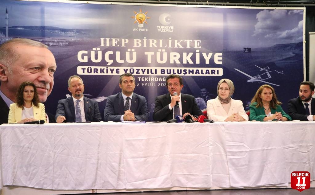 AK Parti Genel Başkan Yardımcısı Zeybekci, Tekirdağ'da konuştu: