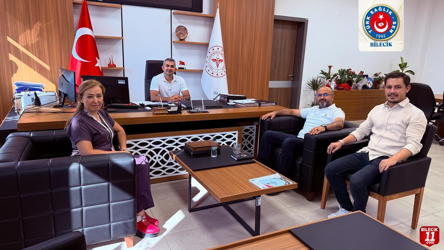 Bilecik Türk Sağlık Sen'den Başhekim Akbulut'a Ziyaret