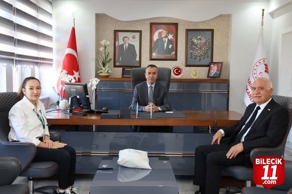 Bilecik Yeşilay Şubesinden Müdür Ayvalık'a Ziyaret