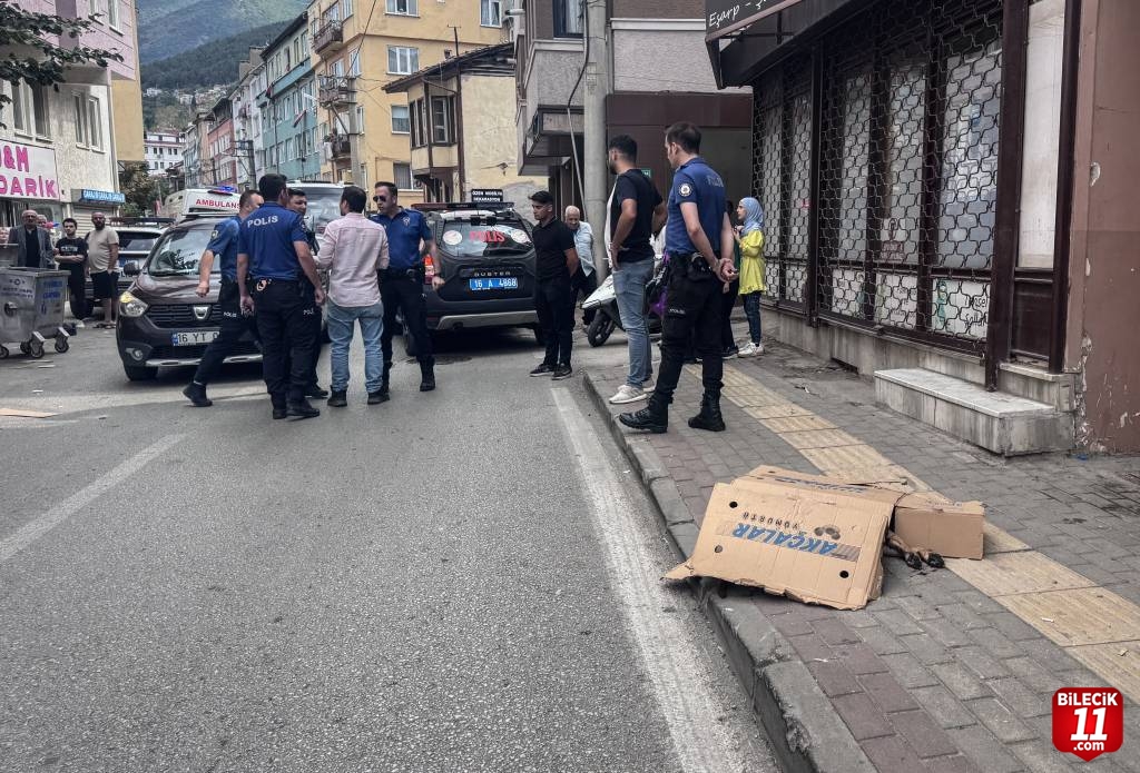 Bursa'da aile içi şiddet ihbarına giden 2 polis, şüpheli ile pitbull cinsi köpeğinin ısırması sonucu yaralandı